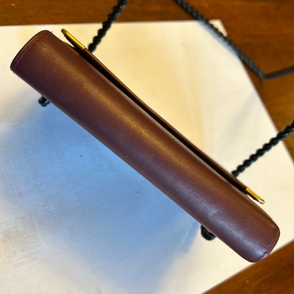 Cartier Bordeaux leather kisslock trifold wallet - Picture 6 of 10